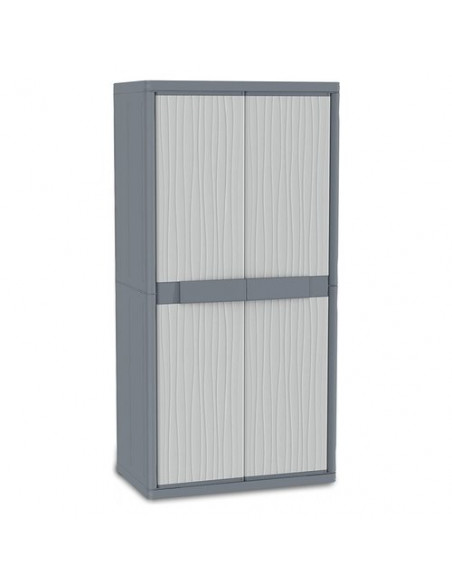 Armadio plastica Terry 1002564 WAVE Jumbo 3900 Grigio chiaro e scuro G