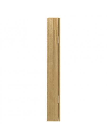 Armadio Portagioie con Specchio a Muro 30x8,5x67 cm
