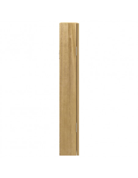 Armadio Portagioie con Specchio a Muro 37,5x10x67 cm
