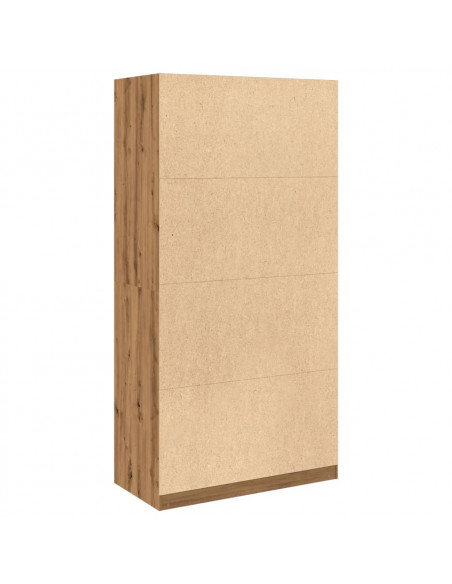 Armadio Rovere Artigianale 100x50x200 cm in Legno Multistrato