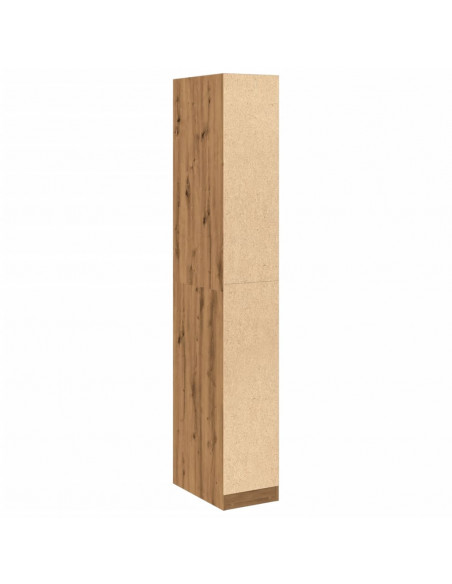 Armadio Rovere Artigianale 30x50x200 cm in Legno Multistrato