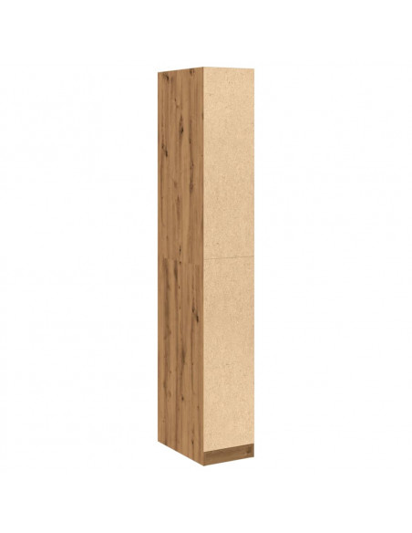 Armadio Rovere Artigianale 30x50x200 cm in Legno Multistrato