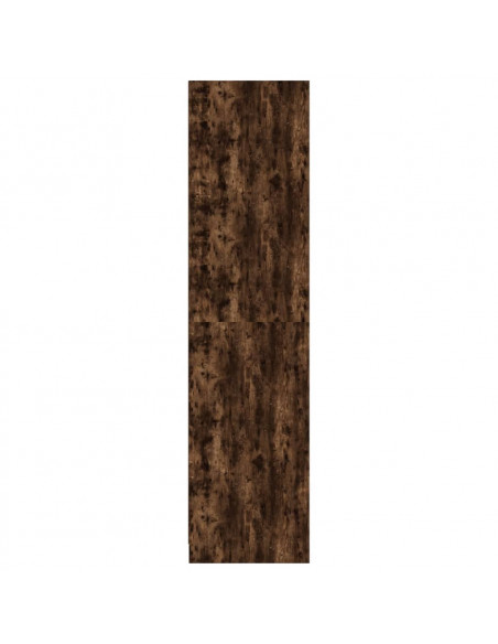 Armadio Rovere Fumo 100x50x200 cm in Legno Multistrato