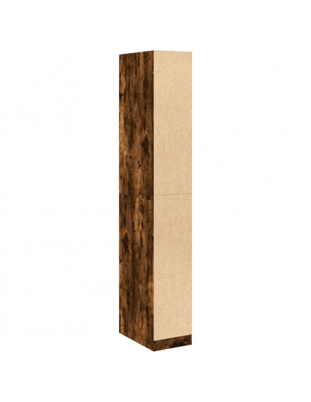 Armadio Rovere Fumo 30x50x200 cm in Legno Multistrato
