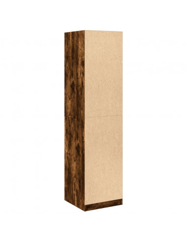 Armadio Rovere Fumo 50x50x200 cm in Legno Multistrato