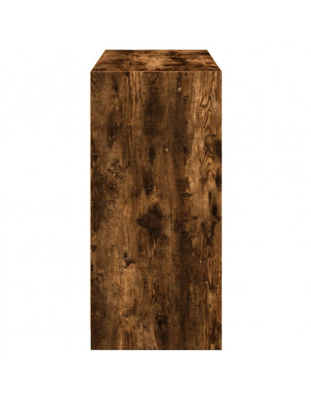 Armadio Rovere Fumo 77x48x102 cm in Legno Multistrato