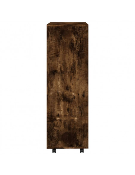 Armadio Rovere Fumo 80x40x110 cm in Legno Multistrato