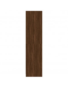 Armadio Rovere Marrone 100x50x200 cm in Legno Multistrato