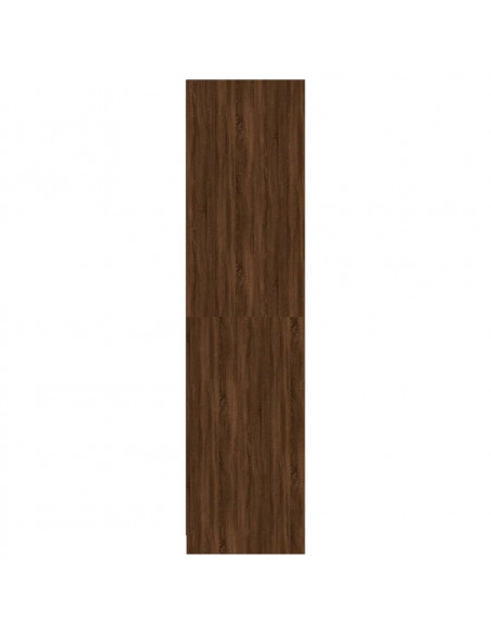 Armadio Rovere Marrone 100x50x200 cm in Legno Multistrato