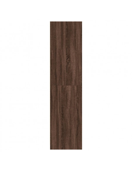 Armadio Rovere Marrone 30x50x200 cm in Legno Multistrato