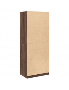 Armadio Rovere Marrone 80x50x200 cm in Legno Multistrato