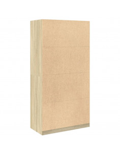 Armadio Rovere Sonoma 100x50x200 cm in Legno Multistrato