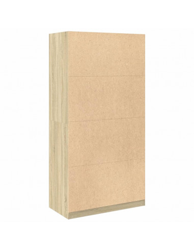 Armadio Rovere Sonoma 100x50x200 cm in Legno Multistrato
