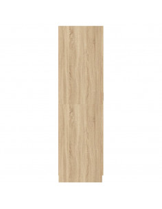 Armadio Rovere Sonoma 80x50x180 cm in Legno Multistrato