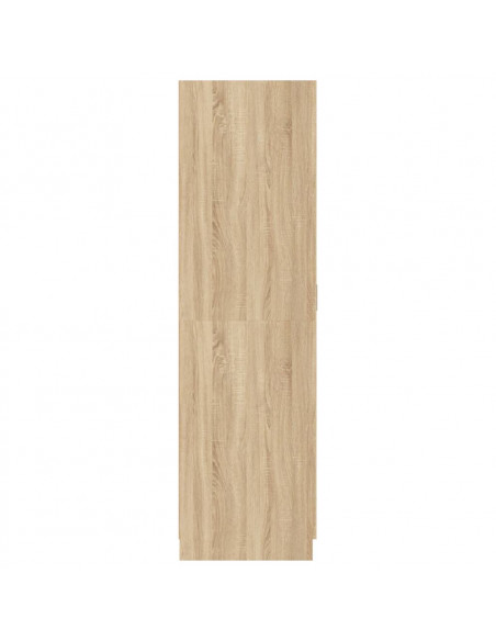 Armadio Rovere Sonoma 80x50x180 cm in Legno Multistrato