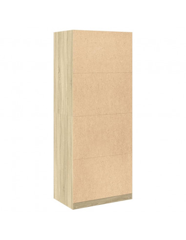 Armadio Rovere Sonoma 80x50x200 cm in Legno Multistrato