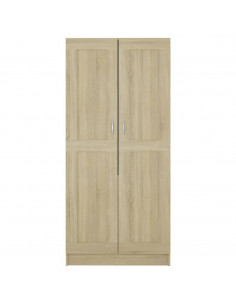 Armadio Rovere Sonoma 82,5x51,5x180 cm in Legno Multistrato