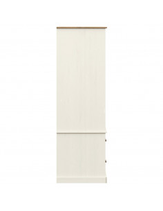 Armadio VIGO 90x55x176 cm in Legno Massello di Pino Bianco