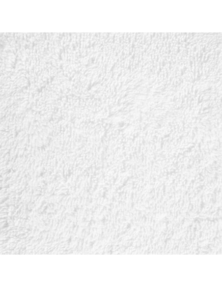 Asciugamani da Bagno 10 pz Bianchi 100x150cm 600gsm 100% Cotone