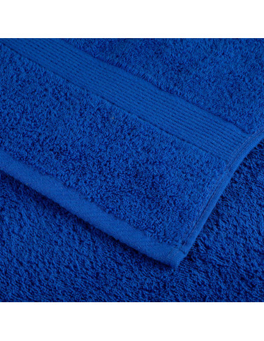 Asciugamani da Doccia 10 pz Blu 70x140 cm 600gsm 100% Cotone