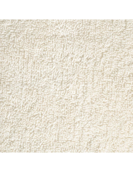 Asciugamani da Doccia 10 pz Crema 70x140cm 600 g/m² 100% Cotone