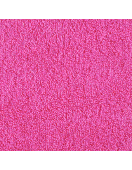 Asciugamani da Doccia 10 pz Rosa 70x140 cm 600 g/m² 100% Cotone
