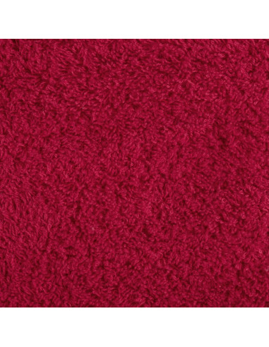 Asciugamani da Doccia 10 pz Rossi 70x140cm 600 g/m² 100% Cotone