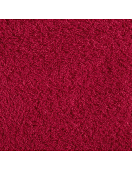 Asciugamani da Doccia 10 pz Rossi 70x140cm 600 g/m² 100% Cotone