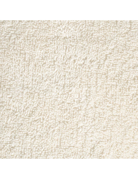 Asciugamani da Doccia 4 pz Crema 70x140 cm 600 g/m² 100% Cotone
