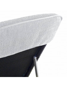 Asciugamani da Spiaggia 2 pz Bianchi 60x135 cm Tessuto 400 GSM