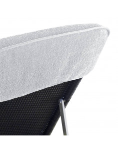 Asciugamani da Spiaggia 2 pz Bianchi 75x200 cm Tessuto 400 GSM