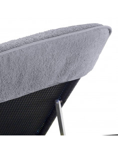 Asciugamani da Spiaggia 2 pz Grigi 60x135 cm Tessuto 400 GSM