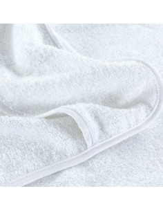 Asciugamani da Spiaggia 4 pz Bianchi 60x135 cm Tessuto 400 GSM