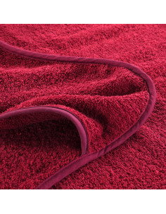Asciugamani da Spiaggia 4 pz Borgogna 60x135 cm Tessuto 400 GSM