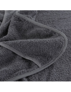 Asciugamani da Spiaggia 4pz Antracite 60x135 cm Tessuto 400 GSM