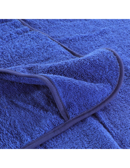 Asciugamani da Spiaggia 6pz Blu Reale 60x135 cm Tessuto 400 GSM