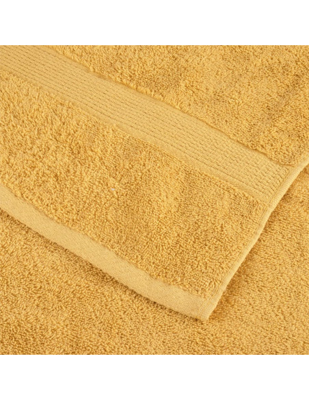 Asciugamani Ospiti 2 pz Oro 30x50 cm 600gsm 100% Cotone