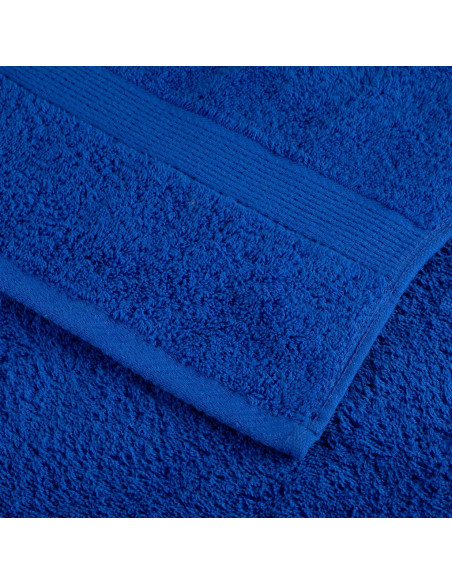 Asciugamani Ospiti 4 pz Blu 30x50 cm 600gsm 100% Cotone