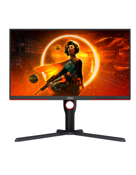 AOC G3 Q27G3XMN/BK Monitor PC 68,6 cm (27") 2560 x 1440 Pixel 2K Ultra HD LED Nero, Rosso