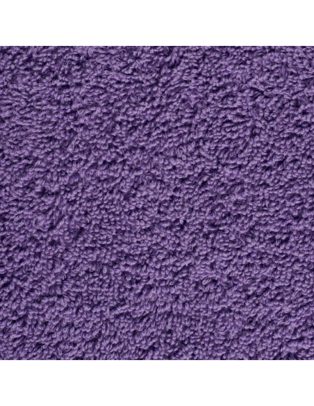 Asciugamani per Sauna 2 pz Viola 80x200 cm 600 g/m² 100% Cotone