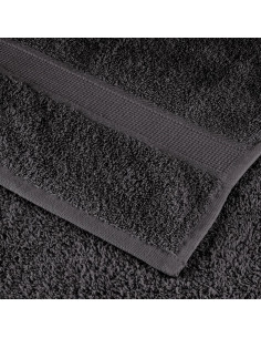 Asciugamani Sauna 10 pz Antracite 80x200 cm 600gsm 100% Cotone
