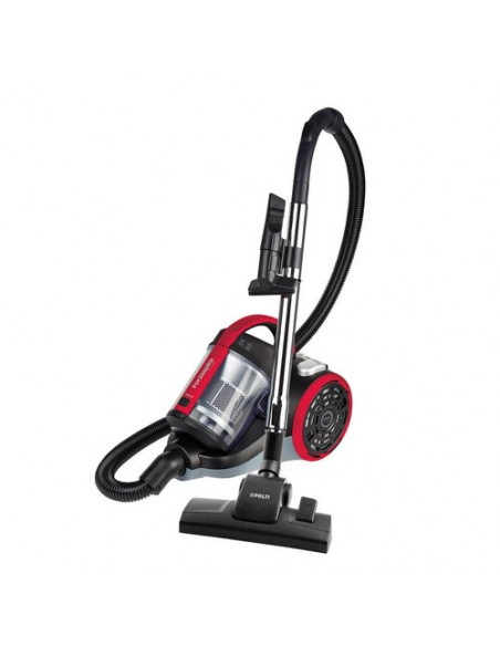 Aspirapolvere Polti PBEU0105 FORZASPIRA C110 Plus Rosso e Nero Rosso e