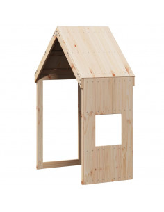 Tetto per Letto Bambini 55x84x132 cm in Legno Massello di Pino 2