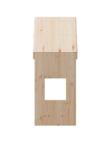 Tetto per Letto Bambini 55x84x132 cm in Legno Massello di Pino