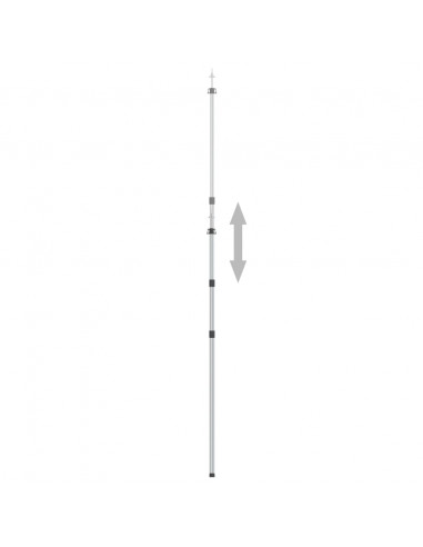 Asta Telescopica per Tenda 102-260 cm in Alluminio