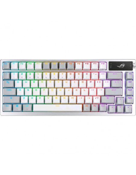 Asus ROG Azoth White Tastiera da Gaming RGB USB/Bluethoot/RF