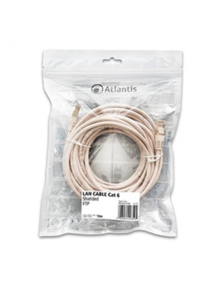 Atlantis cavo di Rete Cat 6: Cavo di rete FTP (patch cord) categoria Cat-6 Lunghezza 10m P019-LN_6-F-XA