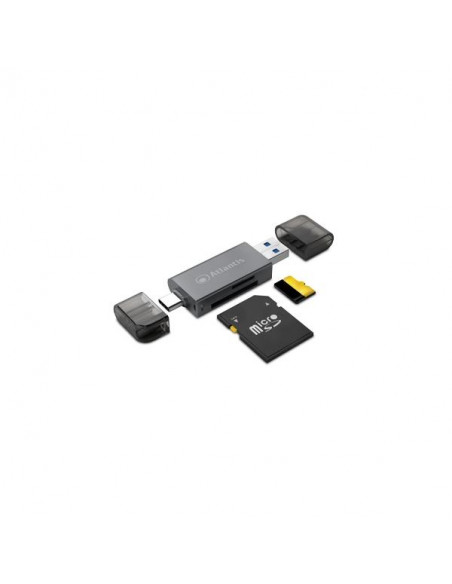 Atlantis Land P005-CR32 lettore di schede USB 3.2 Gen 1 (3.1 Gen 1) Nero