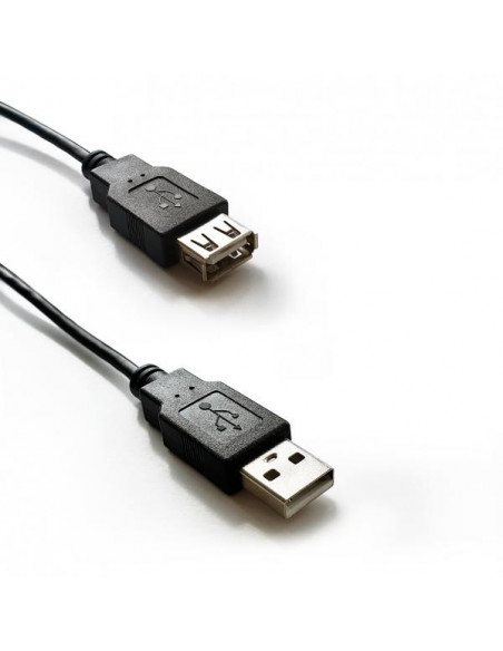 Atlantis Land P019-UB2-AAMF-3 cavo USB 3 m USB 2.0 USB A Nero