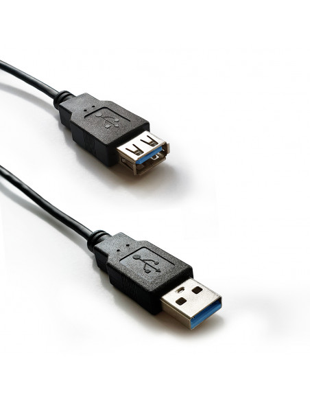 Atlantis Land P019-UB3-AAMF-2 cavo USB 2 m USB 3.2 Gen 1 (3.1 Gen 1) USB A Nero